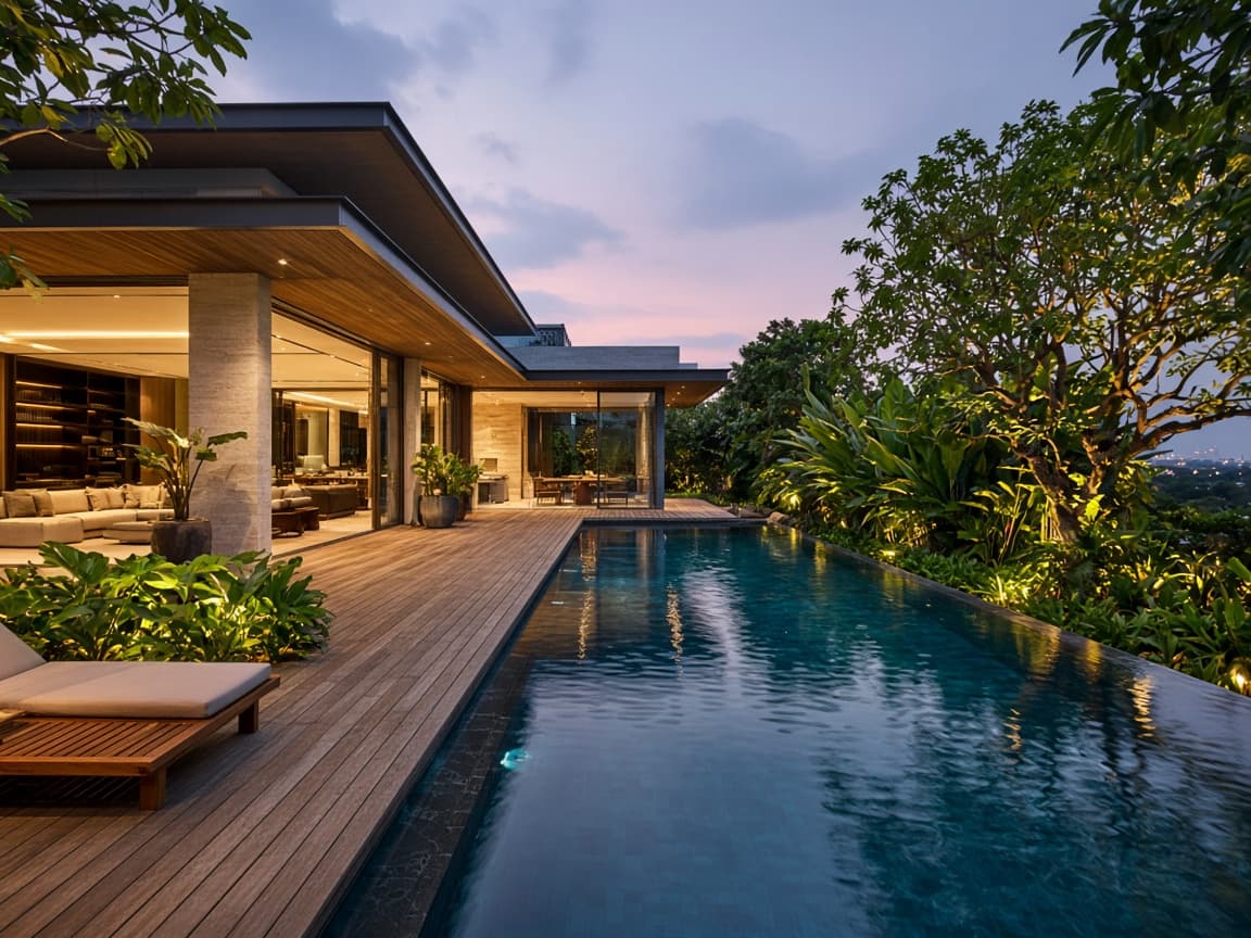 The Jade Pavilion, pool villa in Thonglor, Bangkok